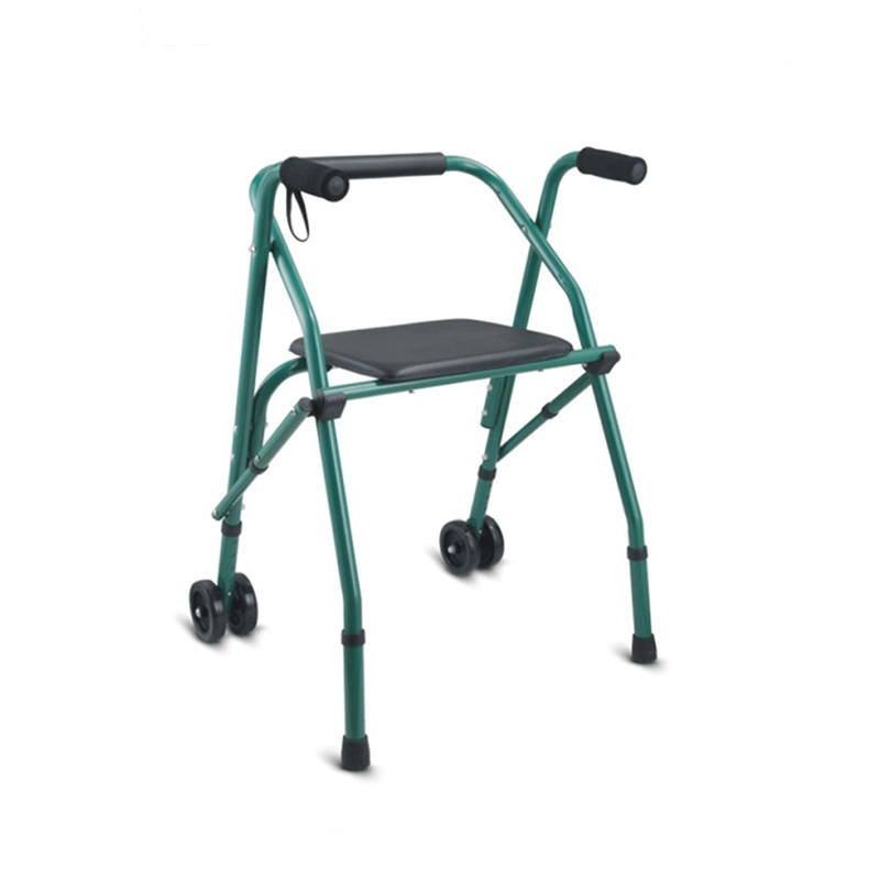 European Medical Walking Aids Shopping Cart Aluminum Foldable Walkers Rollators